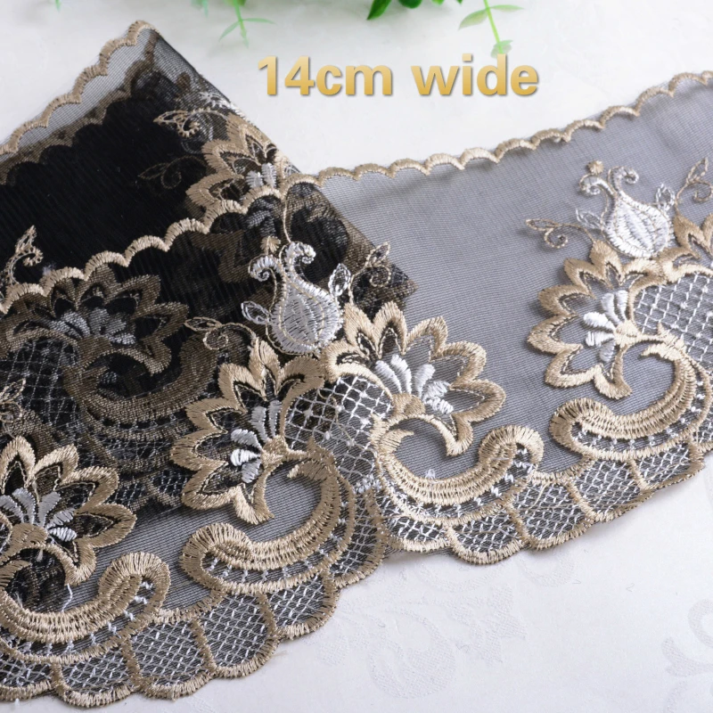 European Court Mesh Embroidery Water Soluble Tulle Lace Fabric DIY Skirt Cuff Dress Tablecloth Curtain Edge Sewing Trim Material
European Court Mesh Embroidery Water Soluble Tulle Lace Fabric DIY Skirt Cuff Dress Tablecloth Curtain Edge Sewing Trim Material