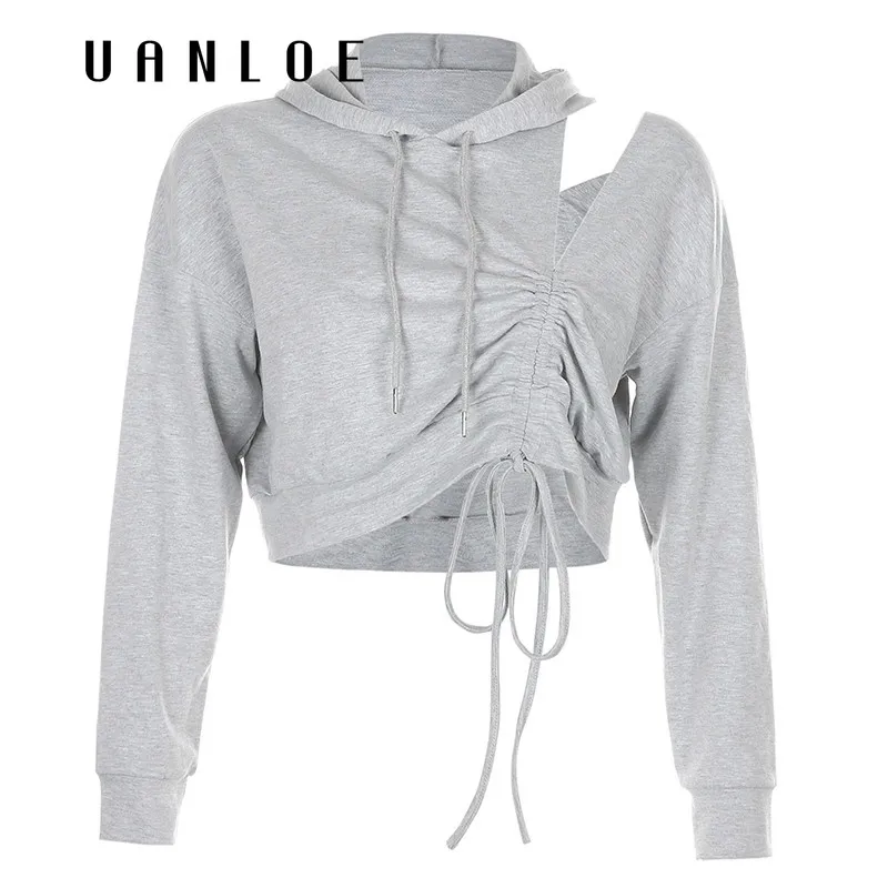 Sexy Cut Out Off Shoulder Hoodies Women Autumn Streetwear Loose Hooded Pullover Vintage 90s Drawstring Ruched Sweatshirt
Sexy Cut Out Off Shoulder Hoodies Women Autumn Streetwear Loose Hooded Pullover Vintage 90s Drawstring Ruched Sweatshirt