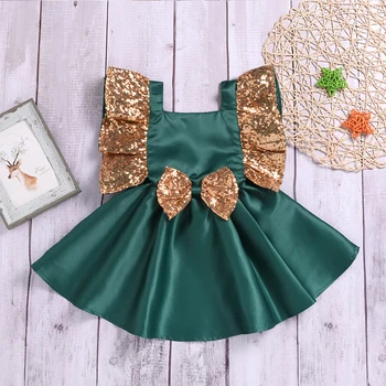 Girls Dress 2020 New Summer Silk Princess Dress Solid Bow-Knot Elegant Casual Sequined Costumes Party Dresses Children Clothing
Girls Dress 2020 New Summer Silk Princess Dress Solid Bow-Knot Elegant Casual Sequined Costumes Party Dresses Children Clothing
