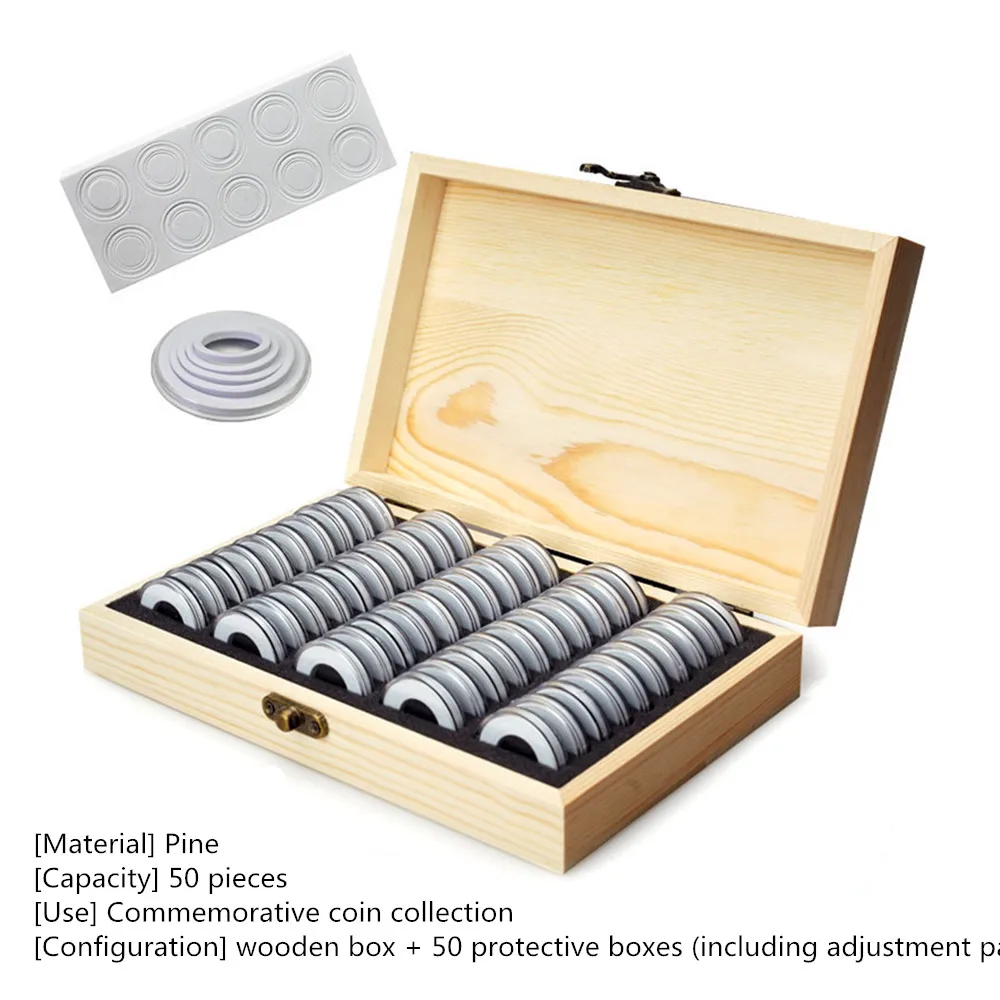 Adjustable Antioxidative Collection Case Coin Storage Box Home Simple Commemorative Case Solid Round Container Wooden DisplayBox
Adjustable Antioxidative Collection Case Coin Storage Box Home Simple Commemorative Case Solid Round Container Wooden DisplayBox