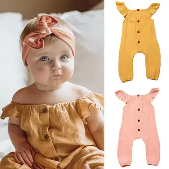 Newborn Infant Baby Girls Ruffles Romper Summer Soft Jumpsuit Playsuit Toddler Baby Girl Clothes Costumes
Newborn Infant Baby Girls Ruffles Romper Summer Soft Jumpsuit Playsuit Toddler Baby Girl Clothes Costumes