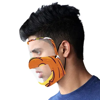 Halloween Print Masks Halloween Clear Expression Lip Reading Face Mask with Detachable Eye Shield Ear hook para mascarillas
Halloween Print Masks Halloween Clear Expression Lip Reading Face Mask with Detachable Eye Shield Ear hook para mascarillas