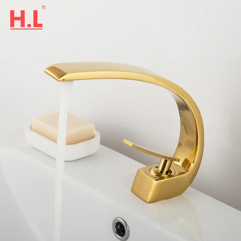Black Bronze Curved Basin Faucet Washbasin Crane Chrome Single Handle Cold Hot Waterfull Mixer sink Tap Bathroom
Black Bronze Curved Basin Faucet Washbasin Crane Chrome Single Handle Cold Hot Waterfull Mixer sink Tap Bathroom