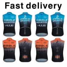 

NEW HUUB 2022 team Cycling Vest Windstopper Windoutof Bicycle Vest sleeveless lightweight breathable Bicycle Jersey MTB Ciclismo