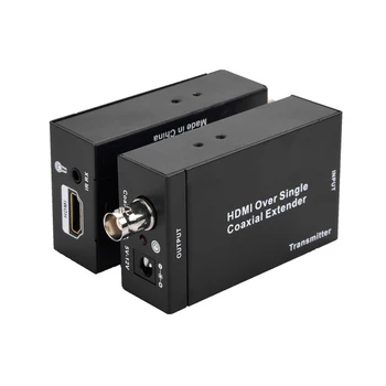 NK-C100IR HDMI Over Single Coax Extender 75ohm RG-6U 1080P Coax Cable Converter Transmitter Sender Receiver 
NK-C100IR HDMI Over Single Coax Extender 75ohm RG-6U 1080P Coax Cable Converter Transmitter Sender Receiver