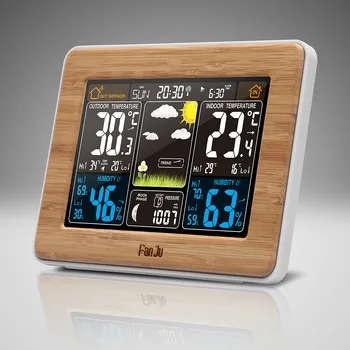 New FanJu FJ3365 Weather Station Clock Color Forecast with Alert Temperature Humidity Barometer Alarm Moon Phase
New FanJu FJ3365 Weather Station Clock Color Forecast with Alert Temperature Humidity Barometer Alarm Moon Phase