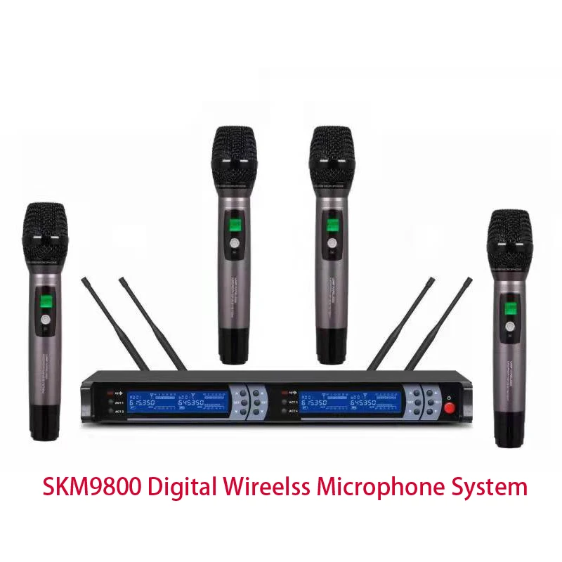 MiCWL SKM9000 EW500 G4 Digital Wireless Microphone System 4 SKM9800 Handheld DJ Karaoke Stage Studio Mics Sets
MiCWL SKM9000 EW500 G4 Digital Wireless Microphone System 4 SKM9800 Handheld DJ Karaoke Stage Studio Mics Sets
