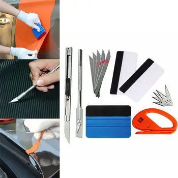 7pcs Carbon Fiber Magnetic Stick Squeegee Cutter Vinyl Wrap Car Tools Set Auto Window Tint Tool Film Sticker Wrapping Scraper
7pcs Carbon Fiber Magnetic Stick Squeegee Cutter Vinyl Wrap Car Tools Set Auto Window Tint Tool Film Sticker Wrapping Scraper