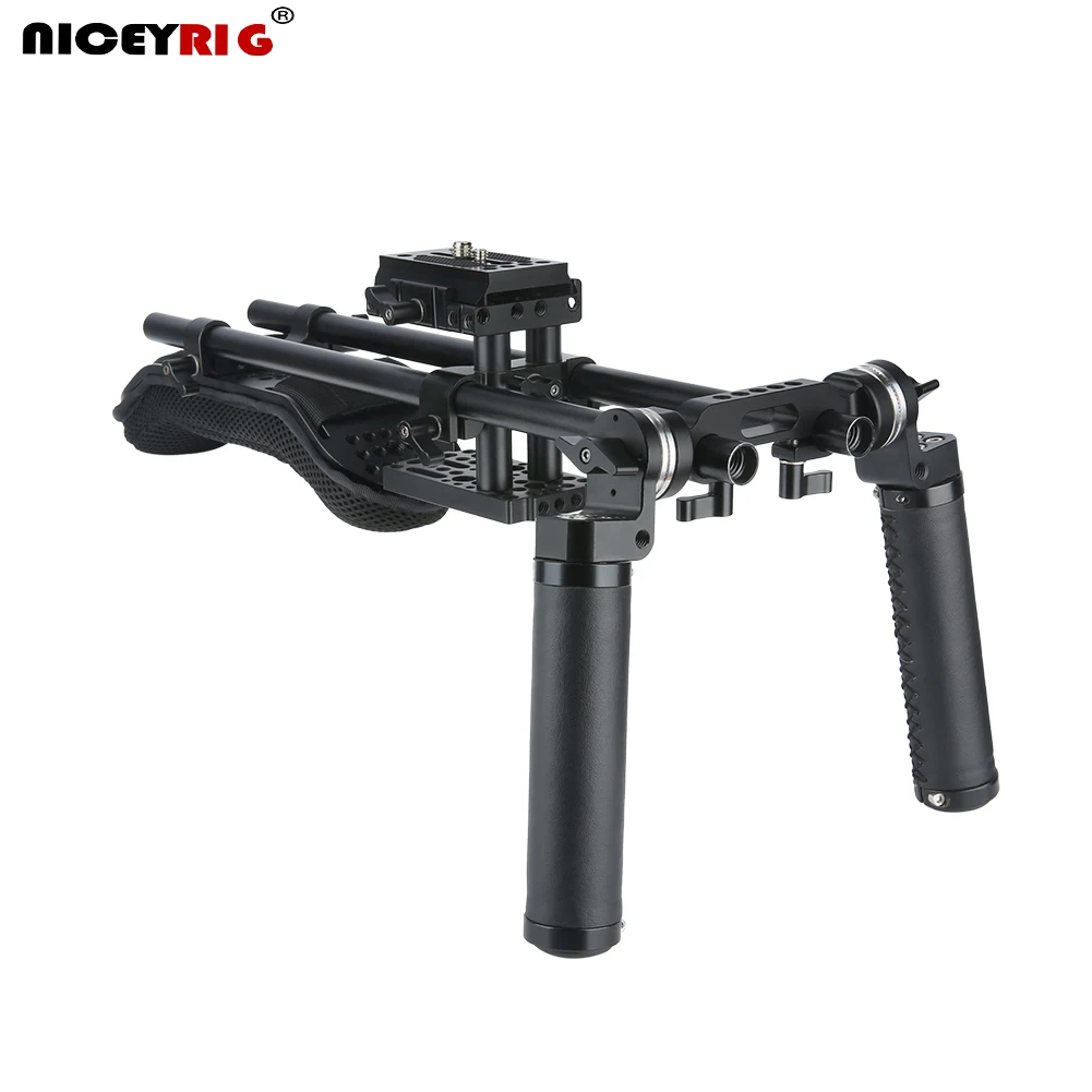 Niceyrig Universal Shoulder Pad Kit 15mm Rod Support System with Arri Rosette Handle Grip
Niceyrig Universal Shoulder Pad Kit 15mm Rod Support System with Arri Rosette Handle Grip