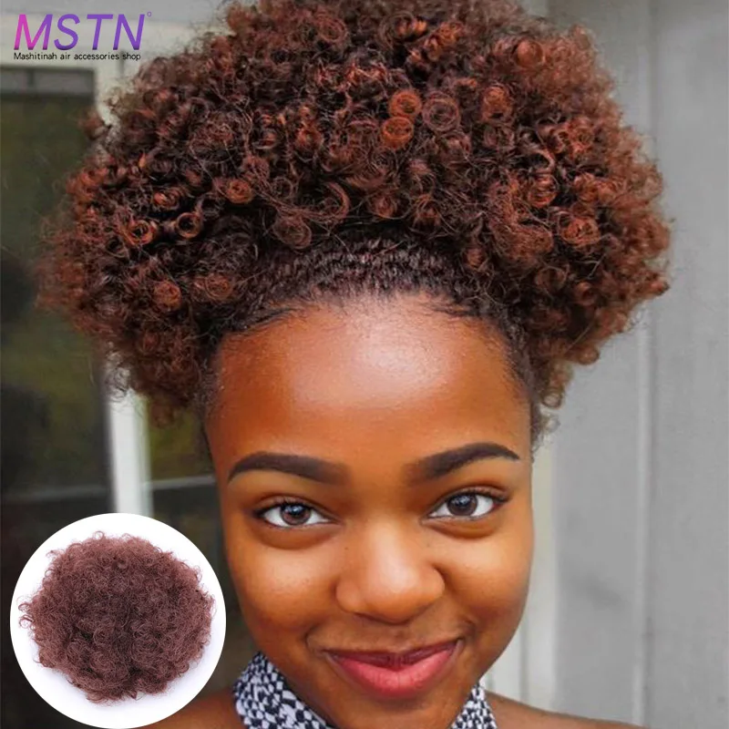 MSTN Synthetic Round Red Hairbun Hair Afro Kinky Curly Cord Short Ponytail Chignon Diameter 8Inches Hair Bun Afro Hairpiece
MSTN Synthetic Round Red Hairbun Hair Afro Kinky Curly Cord Short Ponytail Chignon Diameter 8Inches Hair Bun Afro Hairpiece