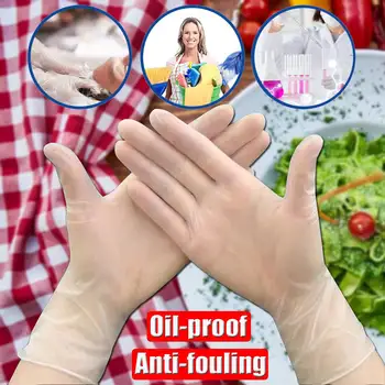 100 Pcs Disposable Latex Gloves For Home Cleaning Food/Rubber/Garden Gloves Universal For Left and Right Hand 
100 Pcs Disposable Latex Gloves For Home Cleaning Food/Rubber/Garden Gloves Universal For Left and Right Hand