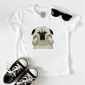 New Kids T Shirt Girls Boys Tshirt Cute Pug Dog Stree Wearing Headphones Baby Toddler Tops Tees Children T-shirts
New Kids T Shirt Girls Boys Tshirt Cute Pug Dog Stree Wearing Headphones Baby Toddler Tops Tees Children T-shirts