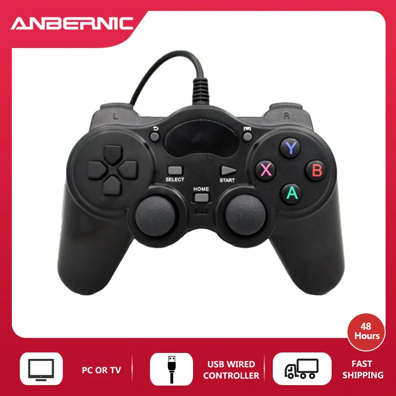 ANBERNIC USB Wired Controller Controle Gamepad Game For PC/PS /X-input/Android X Pro For X BOX One Joystick Console PS1 win7-win
ANBERNIC USB Wired Controller Controle Gamepad Game For PC/PS /X-input/Android X Pro For X BOX One Joystick Console PS1 win7-win