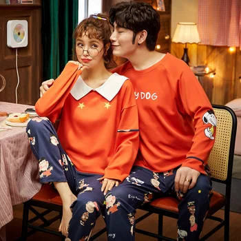 XIZOU Couple Pajamas Set Autumn Cardigan Pyjamas Women and Men Pajamas Long Sleeve Sleepwear Lounge Pijama Plus Size pajama
XIZOU Couple Pajamas Set Autumn Cardigan Pyjamas Women and Men Pajamas Long Sleeve Sleepwear Lounge Pijama Plus Size pajama
