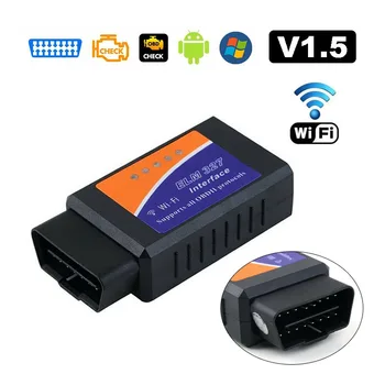 Mini ELM327 V1.5 PIC18F25K80 Chip OBD2 Diagnostic Scanner Elm 327 Wifi V1.5 OBDII Adapter Auto Diagnostic Tool
Mini ELM327 V1.5 PIC18F25K80 Chip OBD2 Diagnostic Scanner Elm 327 Wifi V1.5 OBDII Adapter Auto Diagnostic Tool
