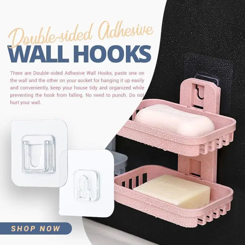 Double-sided Adhesive Wall Hooks Strong Invisible Pattern No Trace Hanging Kitchen Glue Creative Nail-Free Suction Cup Home Stor
Double-sided Adhesive Wall Hooks Strong Invisible Pattern No Trace Hanging Kitchen Glue Creative Nail-Free Suction Cup Home Stor