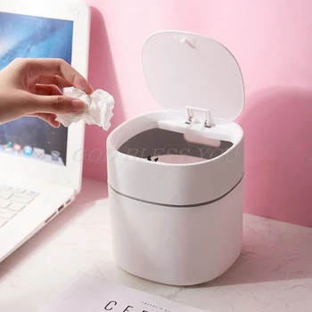 2L Mini Trash Can Desktop Waste Bin with Push Button Lid Home Office Clean Tools Drop Shipping
2L Mini Trash Can Desktop Waste Bin with Push Button Lid Home Office Clean Tools Drop Shipping
