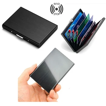 Wallet Holder Unisex Men Hard Card Case Wallet Credit Card Anti-RFID Protect Holder Money Clip ID Credit Card Protector Holder 
Wallet Holder Unisex Men Hard Card Case Wallet Credit Card Anti-RFID Protect Holder Money Clip ID Credit Card Protector Holder