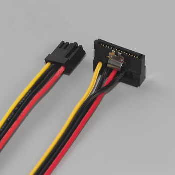 FDD 4Pin Female to SATA 15Pin Female 90 Degree Angle F/F Adapter Converter Power Cable Cord for ITX Motherboard HDD 30cm 18AWG
FDD 4Pin Female to SATA 15Pin Female 90 Degree Angle F/F Adapter Converter Power Cable Cord for ITX Motherboard HDD 30cm 18AWG