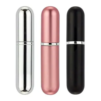 Perfume Atomizer Bottles, Refillable Travel Size Perfume Bottles, Set Of 3 Stylish Colours Black, Pink and Silver Anti Spill Fun 
Perfume Atomizer Bottles, Refillable Travel Size Perfume Bottles, Set Of 3 Stylish Colours Black, Pink and Silver Anti Spill Fun