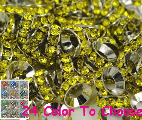 Fhy4ift 10mm Yellow 100pcs/Lot Rhinestone Crystal Rondelle Spacer Beads, Rhodium Plated Big Hole European Beads
Fhy4ift 10mm Yellow 100pcs/Lot Rhinestone Crystal Rondelle Spacer Beads, Rhodium Plated Big Hole European Beads
