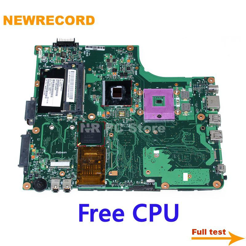 NEWRECORD SPS V000108660 1310A2109427 For toshiba satellite A200 A205 Laptop motherboard GM965 DDR2 Free CPU main board | Компьютеры и