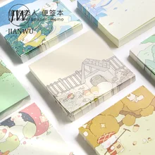 JIANWU 100 Pcs Cute Cartoon Message Memo Pads Kawaii Stationery Student Collage Sticky Notes Diary Decoration Material Notepad
JIANWU 100 Pcs Cute Cartoon Message Memo Pads Kawaii Stationery Student Collage Sticky Notes Diary Decoration Material Notepad