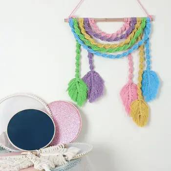 New Tassels Wall Hanging Handmade Tapestry Macrame Home Decor Retro Nordic Kids Craft Handcrafted Girls Room Baby Bedroom Decor
New Tassels Wall Hanging Handmade Tapestry Macrame Home Decor Retro Nordic Kids Craft Handcrafted Girls Room Baby Bedroom Decor