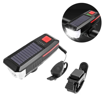 Solar Power Bike Light Waterproof 350 Lumen Bicycle Bell Light LED USB Rechargeable Lamp Front Headlights Bike Light New #SD
Solar Power Bike Light Waterproof 350 Lumen Bicycle Bell Light LED USB Rechargeable Lamp Front Headlights Bike Light New #SD