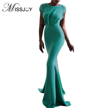 MISSJOY Temperament High Wait Mermaid Women Dress 2019 Autumn Elegant Evening Party Ladie Sexy Backless Bow Robe Femme Patchwork
MISSJOY Temperament High Wait Mermaid Women Dress 2019 Autumn Elegant Evening Party Ladie Sexy Backless Bow Robe Femme Patchwork