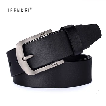 IFENDEI Men's Leather Alloy Pin Buckle Jeans Belt Fashion Business Cow Genuine Leather Men's Youth Luxury Belts
IFENDEI Men's Leather Alloy Pin Buckle Jeans Belt Fashion Business Cow Genuine Leather Men's Youth Luxury Belts
