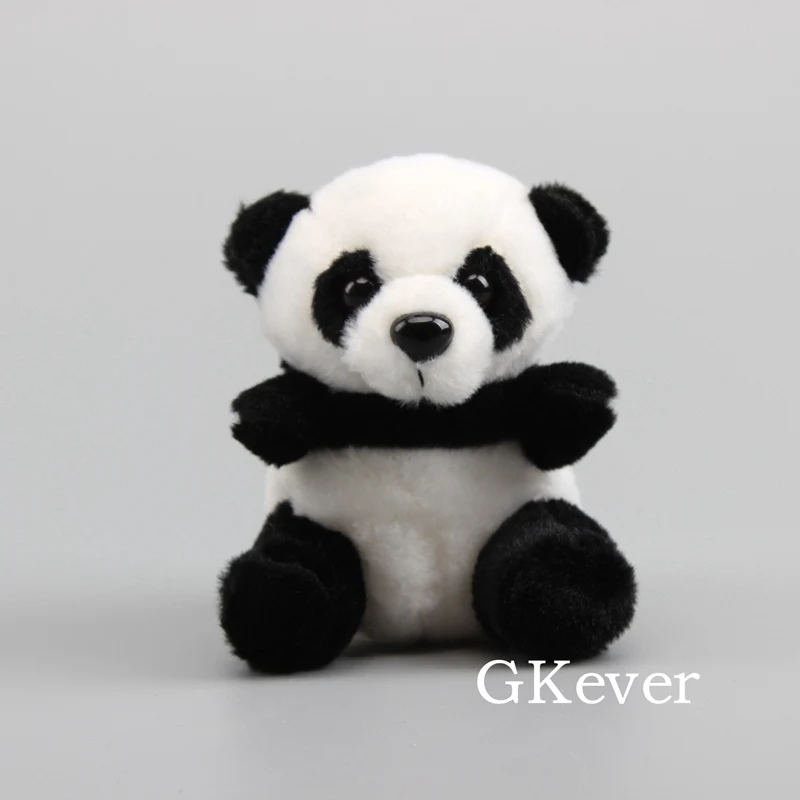 Фото 13cm Kawaii Stuffed Animals Panda Plush Toys Cartoon Anime Doll Keychain Children Gift | Игрушки и хобби