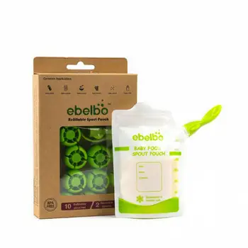 10 PCS Baby Food Pouches Feeding Supplies Bag Double Zippers Reusable Food Box Sep6-B
10 PCS Baby Food Pouches Feeding Supplies Bag Double Zippers Reusable Food Box Sep6-B