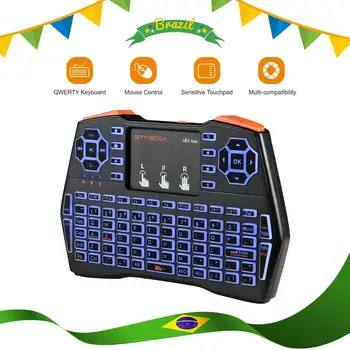 English Keyboard Original i8X Plus Backlit 2.4GHz Mini Wireless Keyboard with TouchPad for Android TV Box/Mini PC/Laptop
English Keyboard Original i8X Plus Backlit 2.4GHz Mini Wireless Keyboard with TouchPad for Android TV Box/Mini PC/Laptop