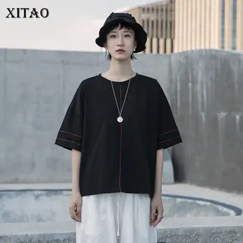 XITAO Hong Kong Style Casual Loose Black Sense of Design Half Sleeve T Shirt 2020 Spring Summer New Fashion Women Top DMY4060
XITAO Hong Kong Style Casual Loose Black Sense of Design Half Sleeve T Shirt 2020 Spring Summer New Fashion Women Top DMY4060