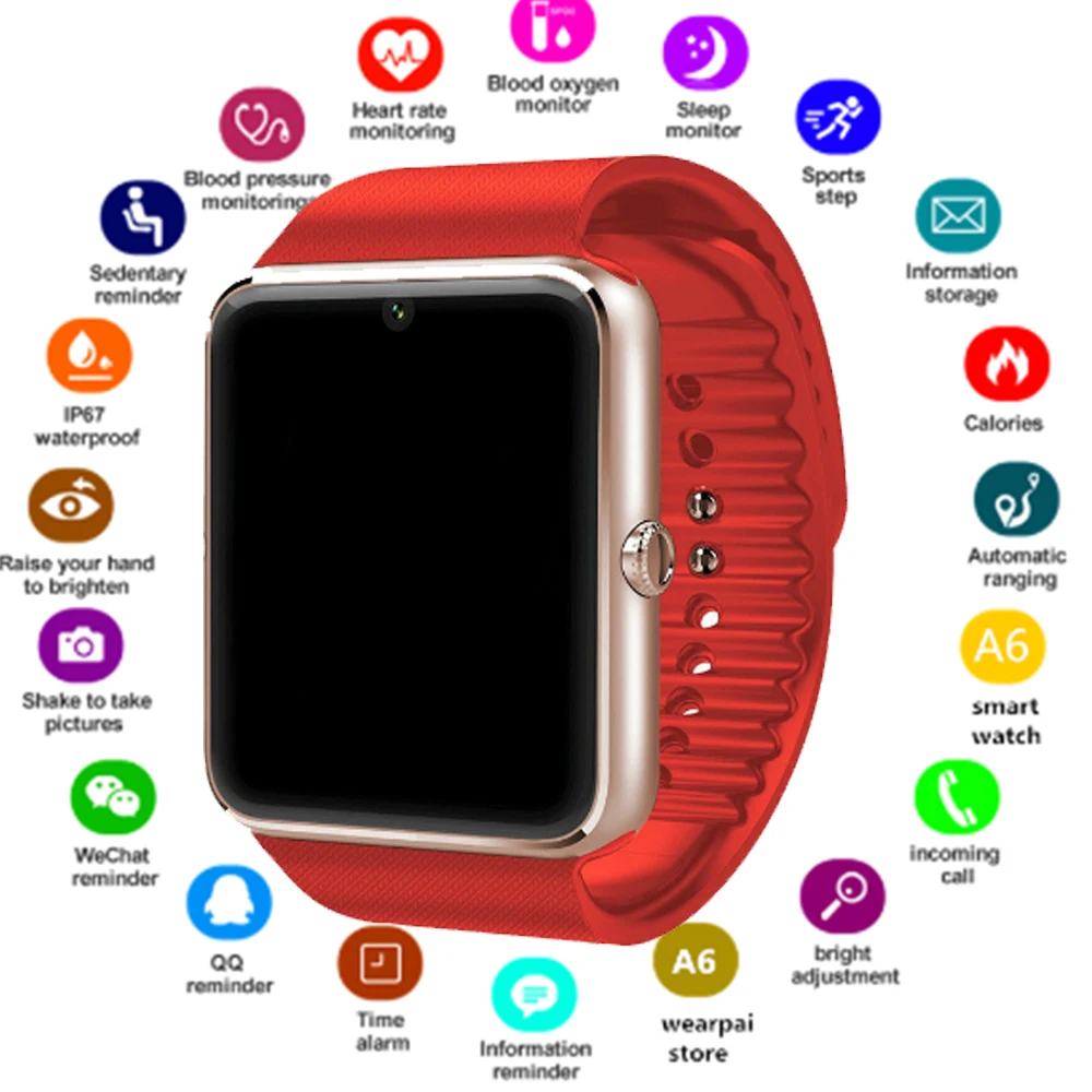 New arrival Fashion Smart Watch men waterproof Multi-sports modes Pedometer Heart Rate Fitness Smart Watch Men Christmas Fitness
New arrival Fashion Smart Watch men waterproof Multi-sports modes Pedometer Heart Rate Fitness Smart Watch Men Christmas Fitness