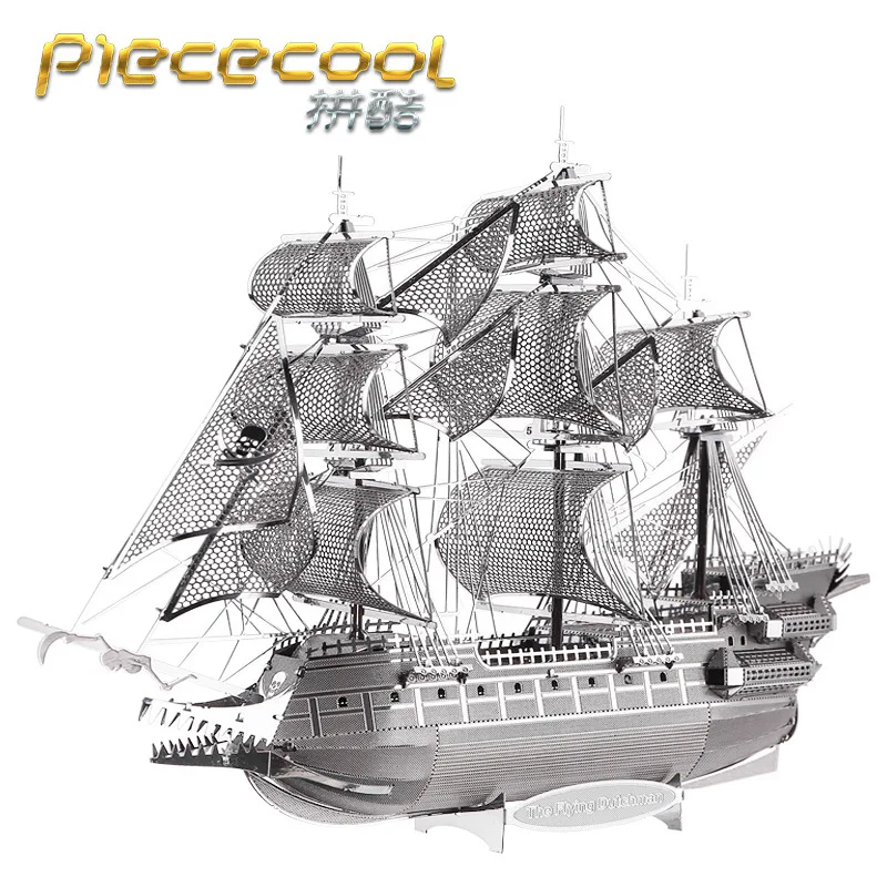 The Flying Dutchman Pirate Ship 3D Metal Puzzle Black Pearl Assembly Queen Anne's Revenge Model Puzzle Toys Gift For Child
The Flying Dutchman Pirate Ship 3D Metal Puzzle Black Pearl Assembly Queen Anne's Revenge Model Puzzle Toys Gift For Child