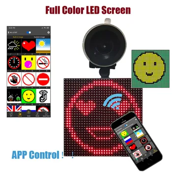 HIPERDEAL Full-color LED Screen Car Display Visibility Glow Wireless Remote APP Control 8.12
HIPERDEAL Full-color LED Screen Car Display Visibility Glow Wireless Remote APP Control 8.12