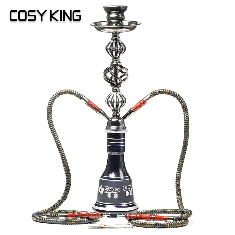 Arab Large Double Pipe Glass Hookah Set Shisha Pipe Hose Ceramic Bowl Hookah Shisha Narghile Accessories 
Arab Large Double Pipe Glass Hookah Set Shisha Pipe Hose Ceramic Bowl Hookah Shisha Narghile Accessories