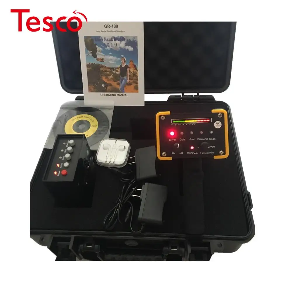 GR-100 Black Hawk Metal Detectors GR100 Upgrade Rechargeable Pointing Positioning Long Range Treasure Hunter
GR-100 Black Hawk Metal Detectors GR100 Upgrade Rechargeable Pointing Positioning Long Range Treasure Hunter