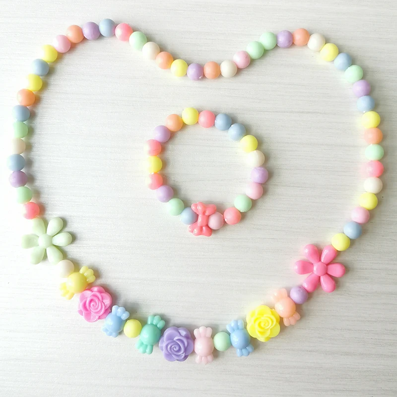 2019 Fashion Flower Candy Necklace Bracelet Set For Child Children Gift Acrylic Candy Color Bracelets For Kid Jewelry
2019 Fashion Flower Candy Necklace Bracelet Set For Child Children Gift Acrylic Candy Color Bracelets For Kid Jewelry
