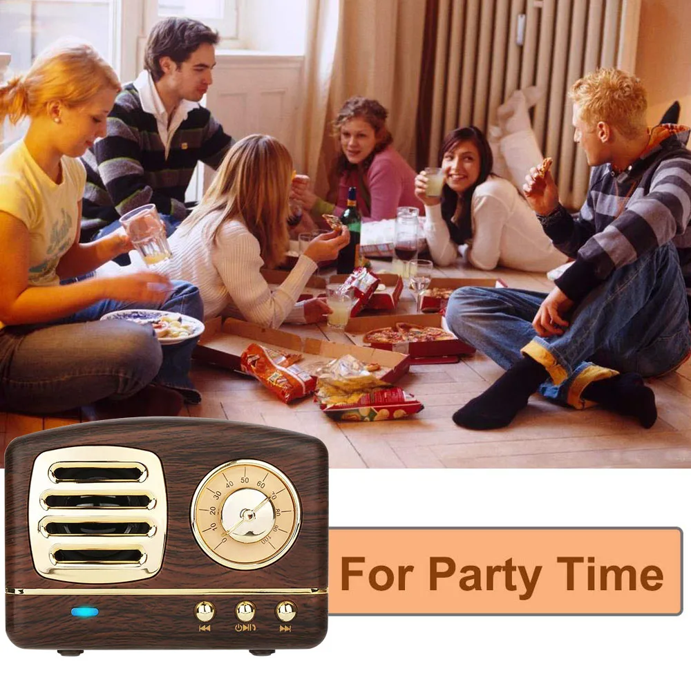 Mini Wireless Stereo Speaker Rechargeable Retro Speaker Built-in Microphone Support BT Conncetion TF Card USB AUX Input
Mini Wireless Stereo Speaker Rechargeable Retro Speaker Built-in Microphone Support BT Conncetion TF Card USB AUX Input