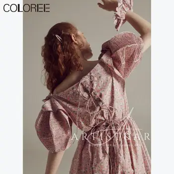 High Quality Runway Dress Women 2020 Summer Vintage Draped Puff Sleeve Midi Pink Printed Cotton Dress Female
High Quality Runway Dress Women 2020 Summer Vintage Draped Puff Sleeve Midi Pink Printed Cotton Dress Female