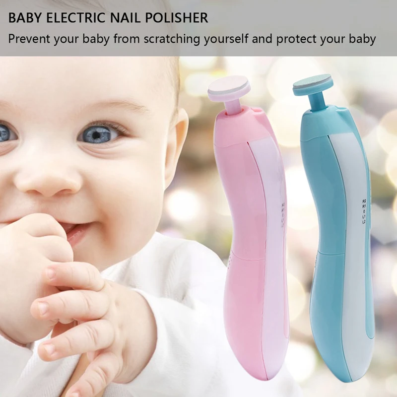 Electric Baby Nail Trimmer Manicure Pedicure Clipper Manicure Set Cutter Scissors Blue/Pink Baby Newborns Baby Care Kit Electric Baby Nail Trimmer Manicure Pedicure Clipper Manicure Set Cutter Scissors Blue/Pink Baby Newborns Baby Care Kit