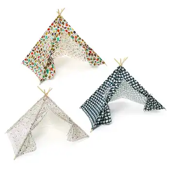 Portable Cotton Canvas Triangle Indian Kids Tent Original Teepee Folding Children's Tent Indoor Play House For Baby
Portable Cotton Canvas Triangle Indian Kids Tent Original Teepee Folding Children's Tent Indoor Play House For Baby