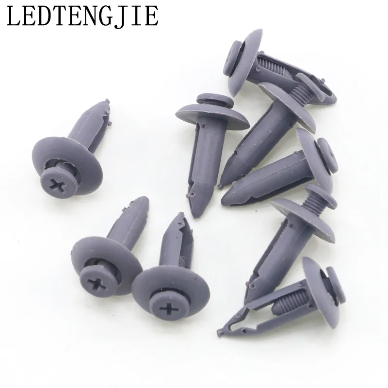 

50Pcs 7.5mm Hole Plastic Rivets Clip Auto Bumper Retainers Fasteners Fit Car Door Trim Panel Fender Clips For Audi