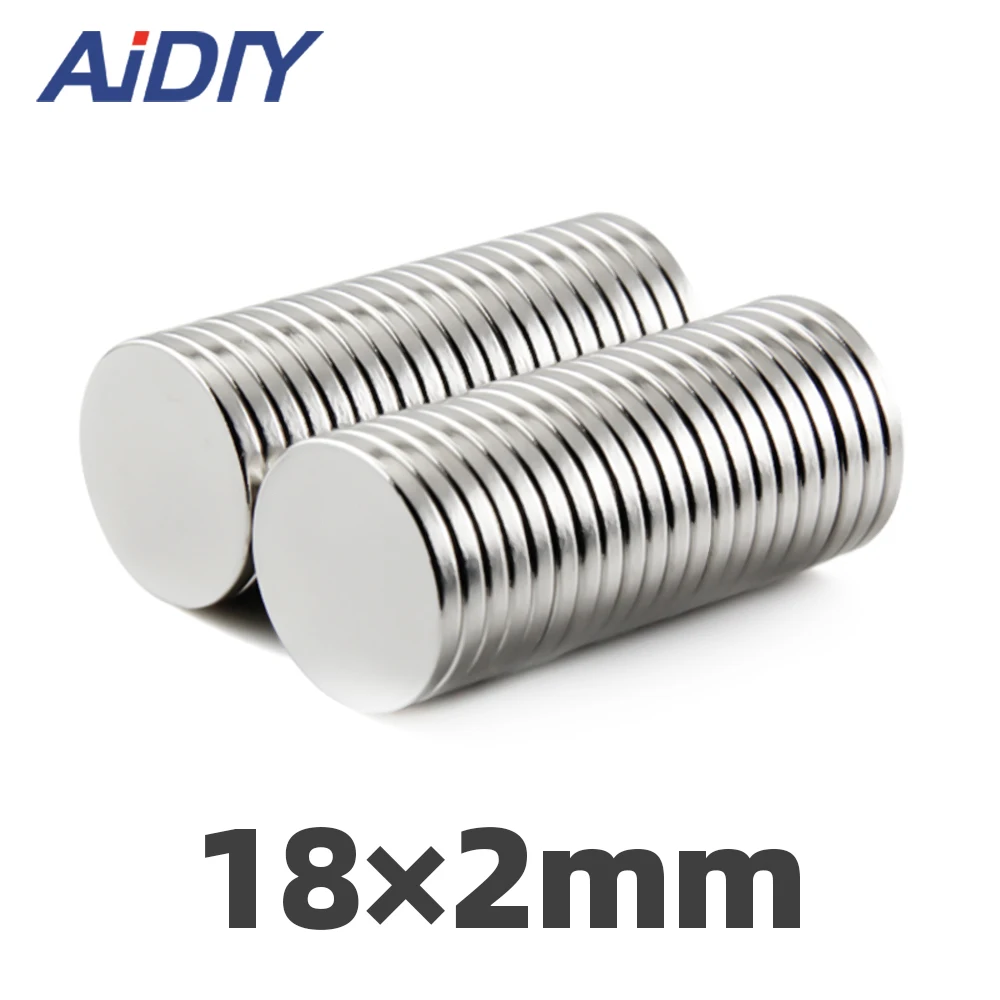 AI DIY 3/10Pcs/lot 18 x 2mm Permanent Neodymium Magnet Sheet Round 18x2mm Super Strong Powerful Rare Earth Magnets Disc 18*2mm
AI DIY 3/10Pcs/lot 18 x 2mm Permanent Neodymium Magnet Sheet Round 18x2mm Super Strong Powerful Rare Earth Magnets Disc 18*2mm