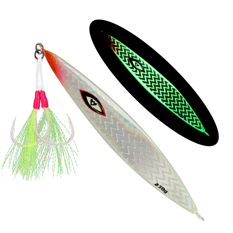 FUNADAIKO New Metal Jig Spoon 230G 270G Shore Casting Jigging Fish Sea Bass Fishing Lure Artificial Bait Tackle
FUNADAIKO New Metal Jig Spoon 230G 270G Shore Casting Jigging Fish Sea Bass Fishing Lure Artificial Bait Tackle