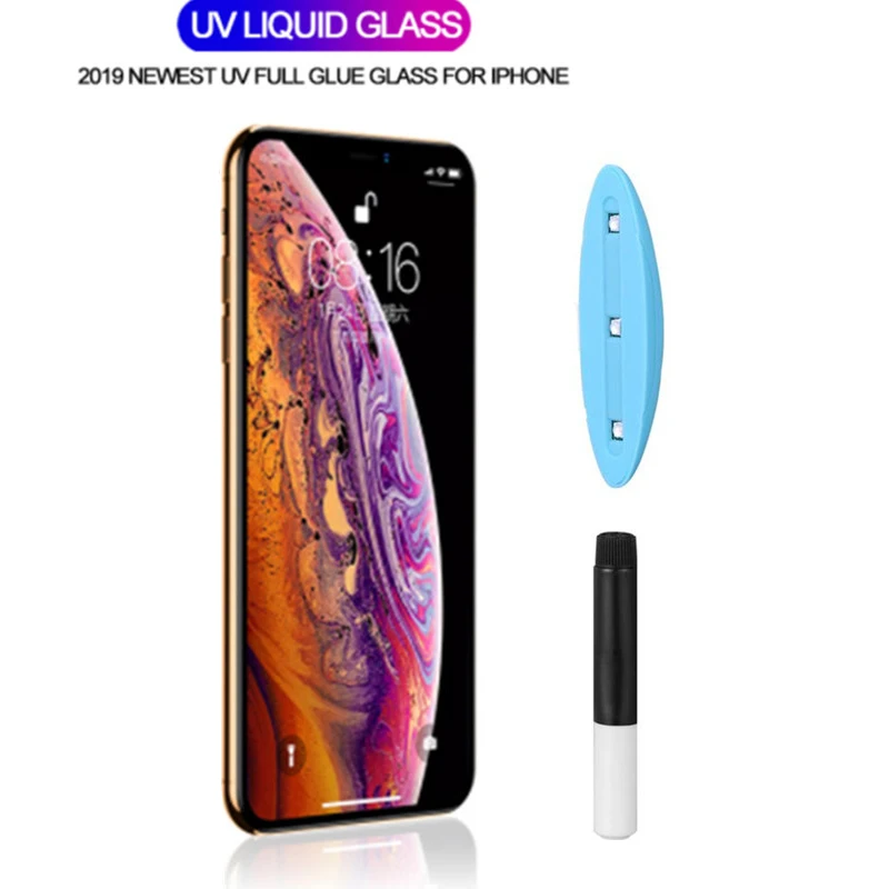 Nano Liquid Full glue UV Glass phone Screen Protector Tempered Glass For iphoneXS Max 11 Pro X XR 6 7 6S 8 plus Full coverage
Nano Liquid Full glue UV Glass phone Screen Protector Tempered Glass For iphoneXS Max 11 Pro X XR 6 7 6S 8 plus Full coverage