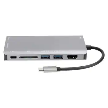 external video card Type-C Docking Station Notebook Accessories 8-in-1 4K USB3.0 Hub HDMI VGA Audio Port Gray
external video card Type-C Docking Station Notebook Accessories 8-in-1 4K USB3.0 Hub HDMI VGA Audio Port Gray